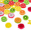 40Pcs 10 Styles Resin Imitation Fruit Model DJEW-TA0001-18-3