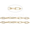 3.28 Feet Ion Plating(IP) 304 Stainless Steel Paperclip Chains X-CHS-F010-01A-G-1