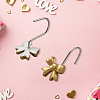 12Pcs Resin with Iron Hook for Bath Curtain FIND-CN0002-31-4