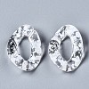 Transparent Spray Paint Acrylic Linking Rings TACR-Q276-001I-3