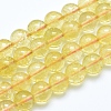 Natural Citrine Beads Strands X-G-E483-13-8mm-1