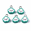 Handmade Polymer Clay Charms CLAY-N006-37B-01D-1