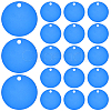25Pcs Aluminum Pendants FIND-SP0002-68B-01-1