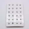Cubic Zirconia Ear Studs STAS-E051-3F-2
