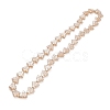 Transparent Electroplate Glass Beads Strands EGLA-C002-PL03-2