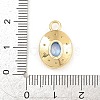 Brass Micro Pave Cubic Zirconia Pendants KK-Z151-16G-4