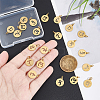 24Pcs 6 Styles 304 Stainless Steel Charms STAS-UN0048-91-4