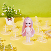 Transparent Plastic Doll Standing Bracket AJEW-WH0312-71-5