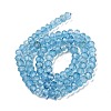 Natural Blue Topaz Beads Strands G-B088-D05-03-3