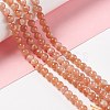 Natural Sunstone Beads Strands G-A205-28A-4