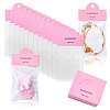 100Pcs Rectangle Clear Polypropylene Cellophane Bags CDIS-TA0001-40A-2