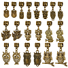 40Pcs 10 Styles Alloy European Dangle Charms PALLOY-PH01961-1