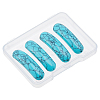 4Pcs Dyed Synthetic Turquoise Bridge Connector Charms TURQ-DC0001-05-1
