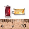 Brass Glass Charms KK-Z141-09P-3
