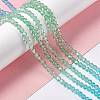 Transparent Glass Beads Strands GLAA-E036-07F-3