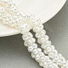Transparent Spray Painted Glass Beads Strands GLAA-P066-01B-1
