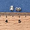 Brass Ear Nuts KK-CBA1A60-08A-S-3