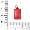 Valentine's Day Spray Painted 304 Stainless Steel Pendants SA-CBA08A6-07D-G-3