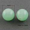 Imitation Jade Glass Beads Strands X-DGLA-S076-10mm-20-1