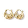 Rack Plating Brass Hoop Earrings for Women EJEW-M213-40G-1