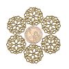 Tibetan Style Filigree Joiners Links LS-TIBE-A11623-AB-FF-2