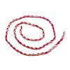 Opaque Glass Beads Strands GLAA-P001-04A-06-3