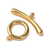 Brass Toggle Clasps KK-Z121-16G-3