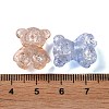 Crackle Transparent Acrylic Beads X-OACR-G033-05D-4