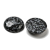 Natural Snowflake Obsidian Cabochons G-C115-02B-14-2