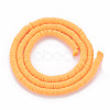 Handmade Polymer Clay Bead Strands CLAY-T002-4mm-63-2