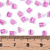 Transparent Inside Colours Glass Seed Beads SEED-T007-13D-4