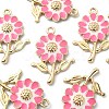 8Pcs Alloy Enamel Pendants ENAM-YW0002-31E-2