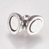 Tarnish Resistant 304 Stainless Steel Magnetic Clasps with Loops STAS-G173-05P-6mm-2