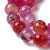 Dyed & Heated Natural Dragon Veins Agate Beads Strands G-P539-A01-27-4