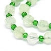 Grade AA Natural Prehnite Beads Strands G-O201B-36-3