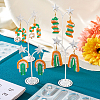 2Pcs 2 Style Twist Geometric Pendant Silicone Molds DIY-TA0005-56-6