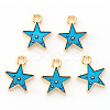 Alloy Enamel Charms X-ENAM-S121-028A-2