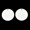 Porcelain Blank Big Pendants PORC-PW0001-100-1