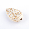 Teardrop Plating Acrylic Beads PACR-Q102-151A-1