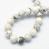 Natural Howlite Round Beads Strands X-G-S176-10mm-2