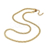 304 Stainless Steel Herringbone Chain Necklaces NJEW-P282-03G-2