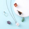 12Pcs 6 Style Natural & Synthetic Gemstone Pendants G-FS0001-35-5