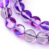 Synthetic Moonstone Beads Strands G-R375-10mm-B-2