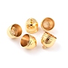 Brass Cord End Cap for Jewelry Making KK-O139-14F-G-1