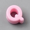 Acrylic European Beads OACR-WH0050-09Q-1