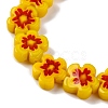 Handmade Millefiori Lampwork Beads Strands LAMP-G164-03E-3