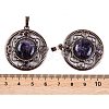 Natural Amethyst Pendants G-Q158-03-04-3