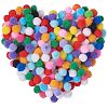10mm Multicolor Assorted Pom Poms Balls About 2000pcs for DIY Doll Craft Party Decoration AJEW-PH0001-10mm-M-1