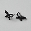 Alloy Stud Earrings Findings EJEW-WH20009-03B-2