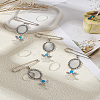 Iron Flower Bouquet Photo Charm Brooch Making Kits JEWB-LP00003-1